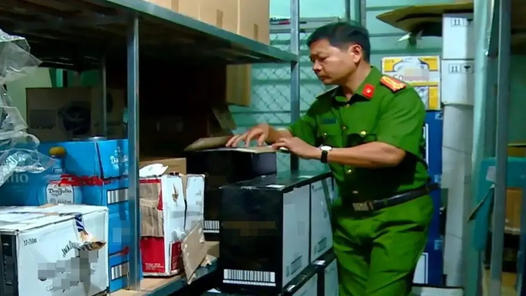 Đường dây sản xuất hơn 10.000 chai rượu ngoại giả được tiêu thụ ra sao?