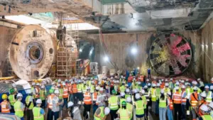 Nối thông toàn bộ hầm ngầm tuyến metro Nhổn - ga Hà Nội