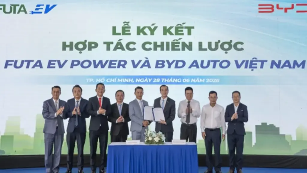 FUTA EV Power và BYD Auto Việt Nam hợp tác phát triển hạ tầng sạc xe điện