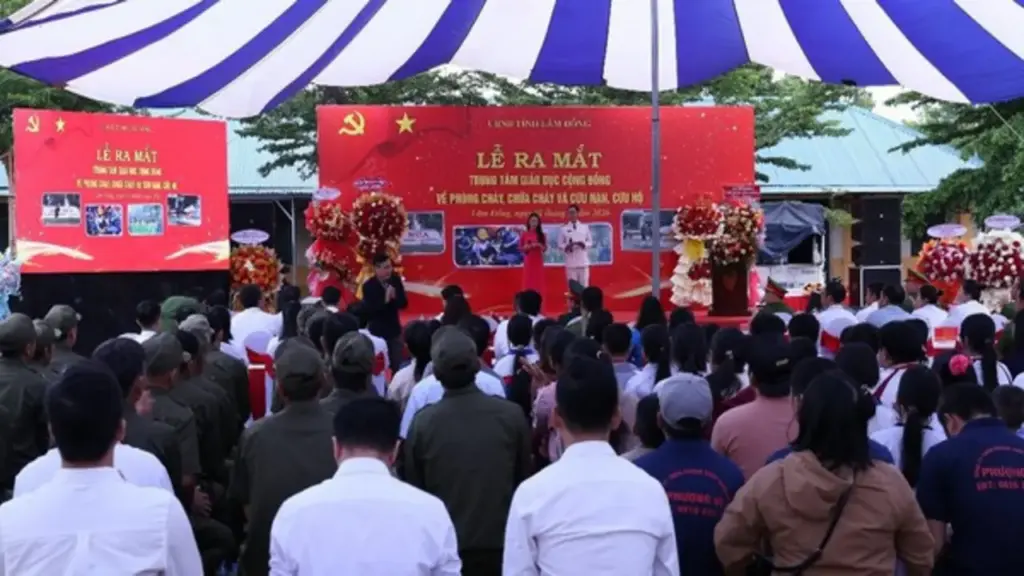 Lâm Đồng ra mắt Trung tâm Giáo dục cộng đồng về PCCC và CNCH đầu tiên