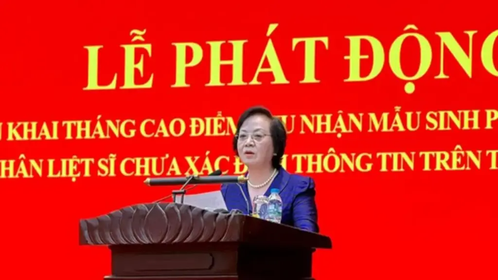 Phát động cao điểm thu nhận ADN thân nhân liệt sĩ trên toàn quốc