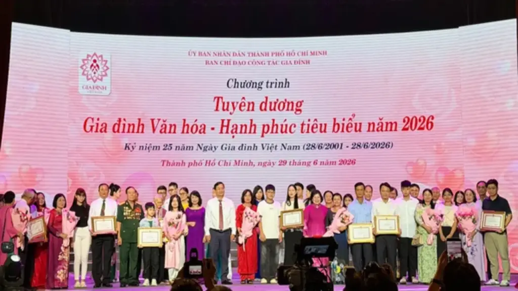 TP.HCM vinh danh 104 gia đình văn hóa - hạnh phúc tiêu biểu