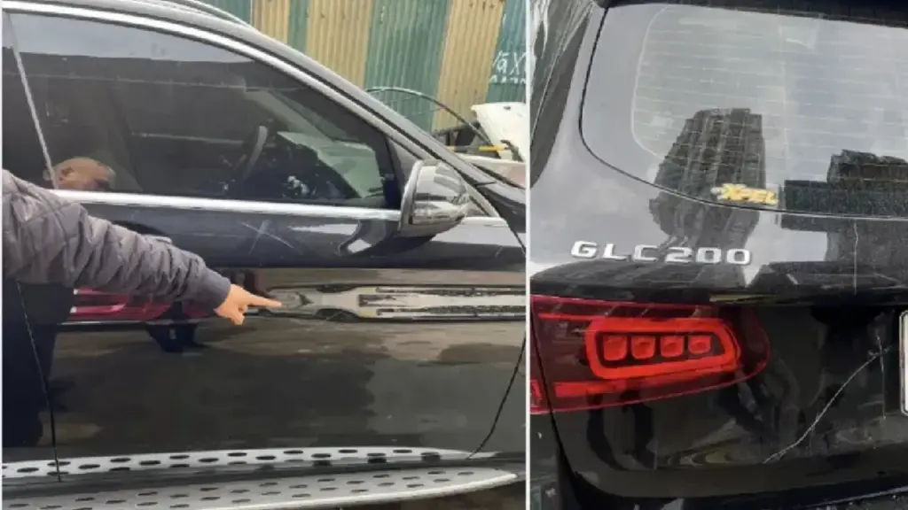 Truy tố người phụ nữ cào xước xe Mercedes GLC200 ở Hà Nội