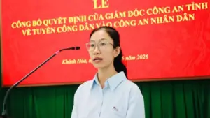 Vợ thiếu tá Nguyễn Xuân Hải nguyện tiếp nối màu áo công an của chồng
