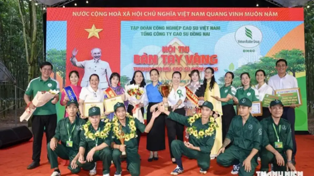 'Mùa vàng' ấn tượng của Cao su Đồng Nai